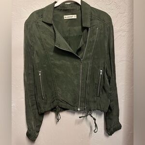 Green Blank NYC Bomber Jacket - xsmall